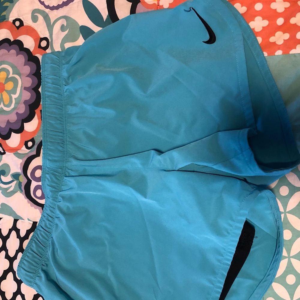 Nike blue workout shorts